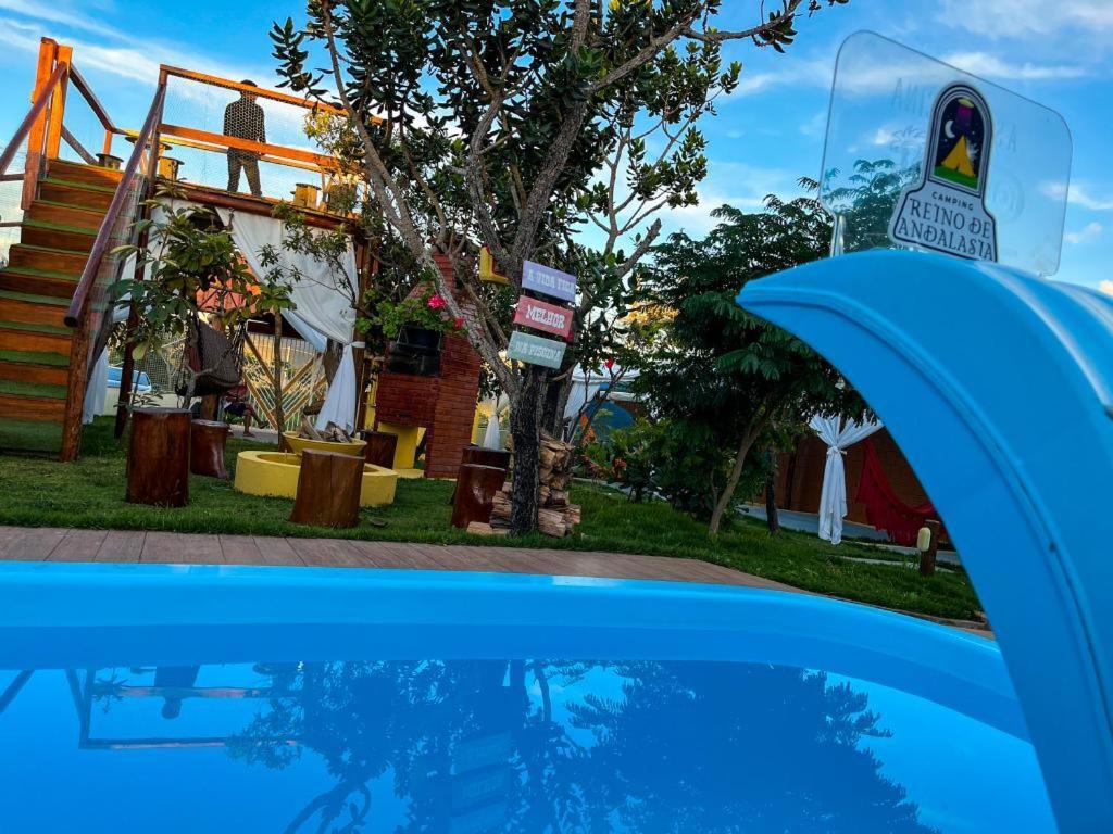 Camping Reino De Andalasia Alto Paraíso de Goiás Esterno foto